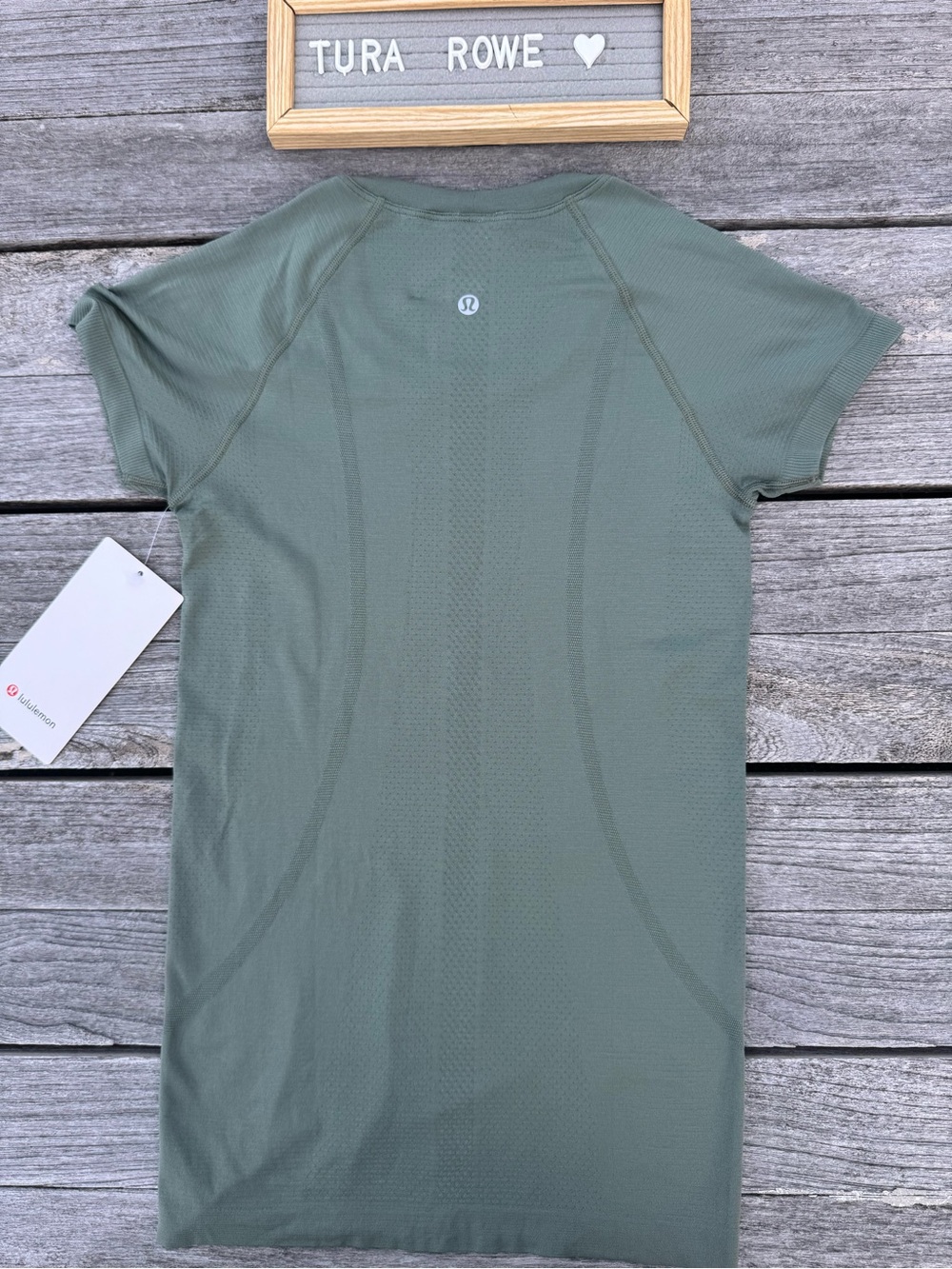 Lululemon Swiftly Tech Short Sleeve 2.0 Willow Leaf Size 4 NWT 🌿 - Picture 5 of 5